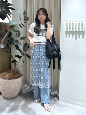 rinoさん（レディース・156cm）の夏コーディネート