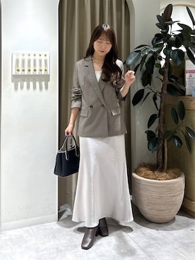 「mysty woman（ミスティウーマン）のアイテム（シューズ）」を使った、rinoさん（レディース・156cm）の秋コーディネート