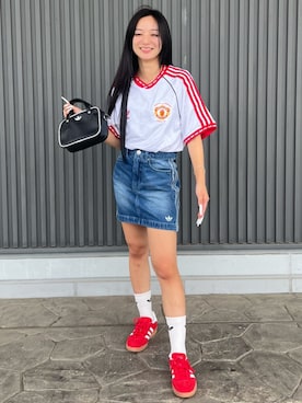 「アイテム（ソックス/靴下）」を使った、MNさん（レディース・152cm）の夏コーディネート