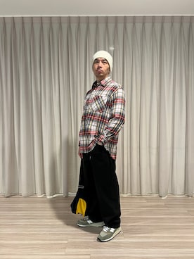 「THE NORTH FACE PURPLE LABEL（ザ ノースフェイス パープルレーベル）のアイテム」を使った、鄧江江さん（メンズ・168cm）の秋コーディネート