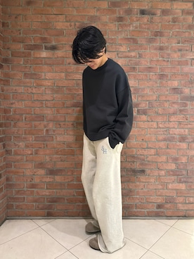 「WHITELAND（ホワイトランド）のアイテム（スウェット）」を使った、しんさん（メンズ・182cm）の秋コーディネート