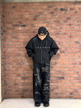 「DANKE SCHON（ダンケシェーン）のアイテム（その他アウター）」を使った、しんさん（メンズ・182cm）の秋コーディネート