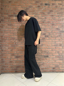 「A4A（エーフォーエー）のアイテム」を使った、しんさん（メンズ・182cm）の春コーディネート