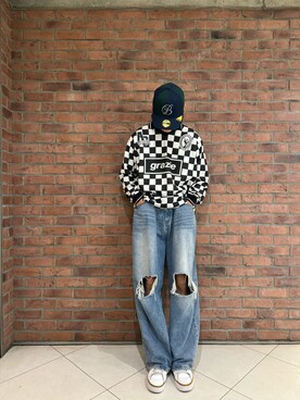 しんさん（メンズ・182cm）の春コーディネート