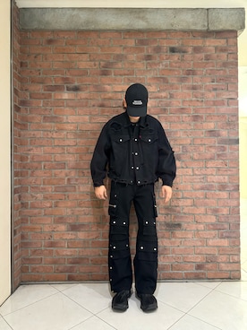 「DANKE SCHON（ダンケシェーン）のアイテム（デニムジャケット）」を使った、しんさん（メンズ・182cm）の秋コーディネート