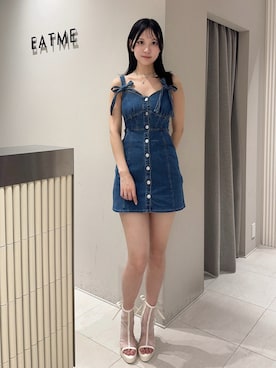 「ミニワンピース」｜奏さん（レディース・169cm）の夏コーディネート