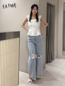 奏さん(レディース・169cm)の春コーディネート