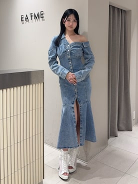 奏さん（レディース・169cm）の冬コーディネート