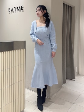 奏さん（レディース・169cm）の冬コーディネート