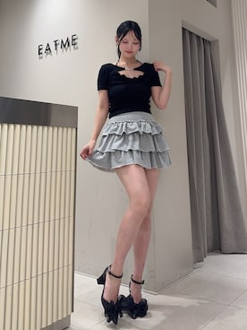 「アイテム（パンプス）」を使った、奏さん（レディース・169cm）の夏コーディネート