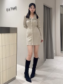 オープンカラーワンピース｜イートミー（EATME）公式通販｜RUNWAY