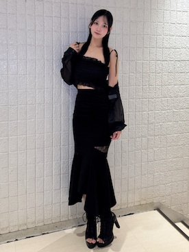 「EATME（イートミー）のアイテム」を使った、奏さん（レディース・169cm）の春コーディネート