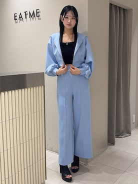 奏さん（レディース・169cm）の冬コーディネート