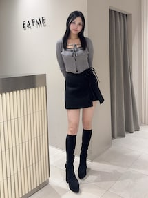 バイカラーキャミニットアンサンブル｜イートミー（EATME）公式通販