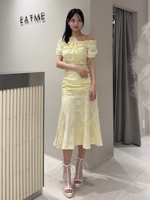 オフショルシャーリングワンピース｜イートミー（EATME）公式