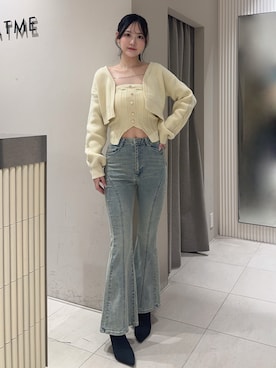 奏さん（レディース・169cm）の冬コーディネート