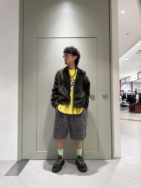 「アイテム（カバーオール）」を使った、kotarooooさん（メンズ・170cm）の秋コーディネート