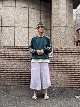 「BEAVER（ビーバー）のアイテム」を使った、kotarooooさん（メンズ・171cm）の春コーディネート