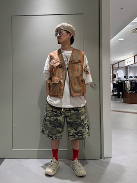 「HOKA」｜kotarooooさん（メンズ・170cm）の夏コーディネート