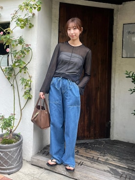 moeriさん（レディース・159cm）の夏コーディネート