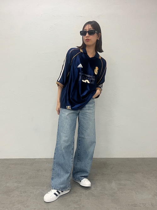 SOMETHING/サムシング LISA ヴィンテージワイドデニムパンツ