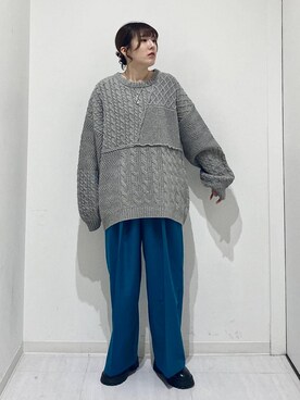 「PBLIM（ページボーイリム）のアイテム（その他シューズ）」を使った、おかぴさん（レディース・155cm）の秋コーディネート