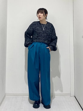 「PBLIM（ページボーイリム）のアイテム（その他シューズ）」を使った、おかぴさん（レディース・155cm）の秋コーディネート