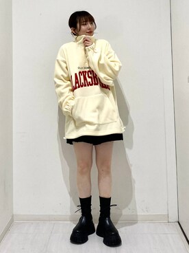「アイテム（その他トップス）」を使った、おかぴさん（レディース・155cm・20代）の冬コーディネート