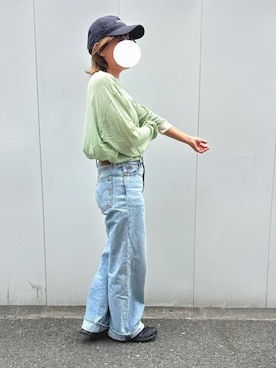「グリーン」｜osushikkoさん（レディース・154cm）の春コーディネート