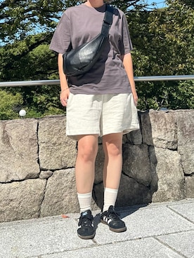 「アイテム（Tシャツ/カットソー、その他）」を使った、osushikkoさん（レディース・154cm）の秋コーディネート