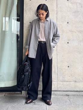「アイテム（シャツ/ブラウス）」を使った、Masato  Kobiyama さん（メンズ・170cm）の夏コーディネート