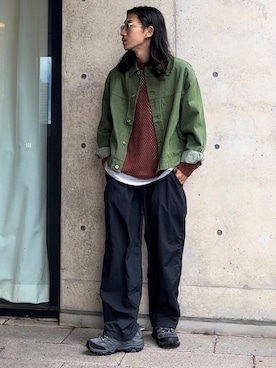 「アイテム（デニムジャケット）」を使った、Masato  Kobiyama さん（メンズ・170cm）の夏コーディネート