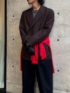 「アイテム（手袋）」を使った、Masato  Kobiyama さん（メンズ・170cm・20代）の冬コーディネート