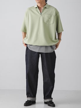 「URBAN RESEARCH（アーバンリサーチ）のアイテム（Tシャツ/カットソー）」を使った、Masato  Kobiyama さん（メンズ・169cm）の夏コーディネート