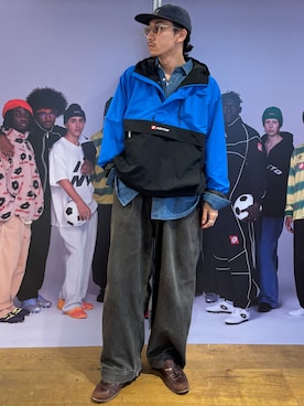 「アイテム（ナイロンジャケット）」を使った、Masato  Kobiyama さん（メンズ・170cm）の秋コーディネート