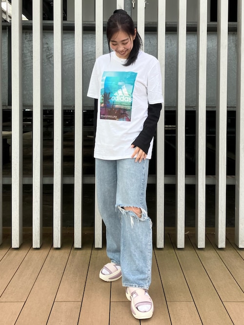 adidas Sportswear M PALM TREE 半袖 Tシャツ 送料込 セール】M PALM TREE Tシャツ / アディダス adidas（Tシャツ