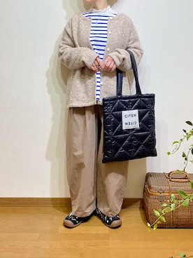 「KEEN（キーン）のアイテム」を使った、chocotohanaさん（レディース・161cm）の春コーディネート