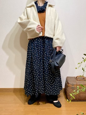 「rps（アールピーエス）のアイテム」を使った、chocotohanaさん（レディース・161cm）の春コーディネート