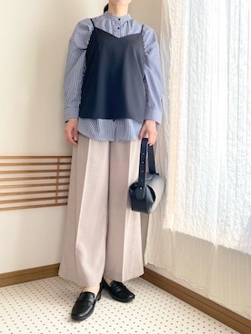 「rps（アールピーエス）のアイテム（パンツ）」を使った、chocotohanaさん（レディース・161cm）の夏コーディネート