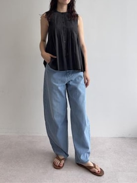 「for/c（フォーシー）のアイテム（トップス）」を使った、for/cさん（レディース・163cm）の夏コーディネート