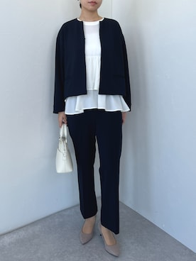 「for/c（フォーシー）のアイテム（ジャケット/アウター）」を使った、for/cさん（レディース・167cm）の冬コーディネート