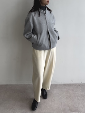 「for/c（フォーシー）のアイテム（ジャケット/アウター）」を使った、for/cさん（レディース・162cm）の秋コーディネート