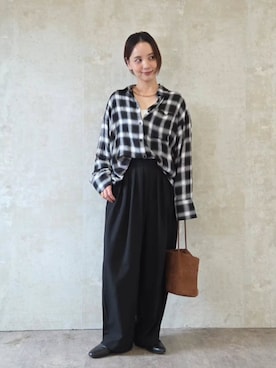 「for/c（フォーシー）のアイテム」を使った、for/cさん（レディース・160cm）の冬コーディネート