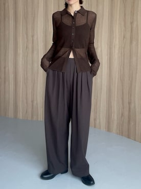 「for/c（フォーシー）のアイテム」を使った、for/cさん（レディース・166cm）の秋コーディネート
