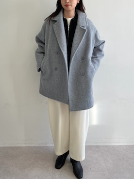 「for/c（フォーシー）のアイテム（ジャケット/アウター）」を使った、for/cさん（レディース・162cm）の冬コーディネート