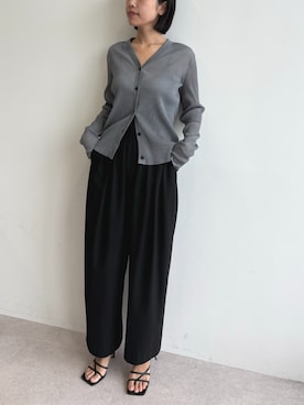 「for/c（フォーシー）のアイテム（パンツ）」を使った、for/cさん（レディース・167cm）の春コーディネート