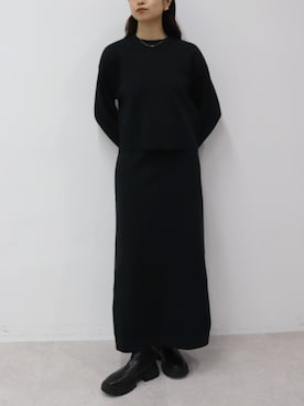 「for/c（フォーシー）のアイテム（トップス）」を使った、for/cさん（レディース・162cm）の冬コーディネート