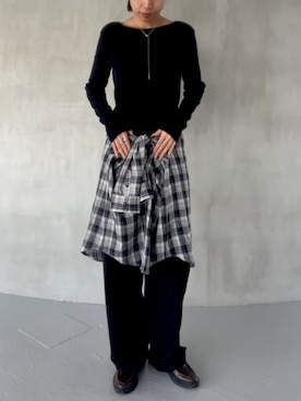 「for/c（フォーシー）のアイテム」を使った、for/cさん（レディース・166cm）の秋コーディネート