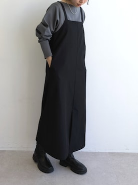 「for/c（フォーシー）のアイテム（ワンピース/ドレス）」を使った、for/cさん（レディース・167cm）の冬コーディネート