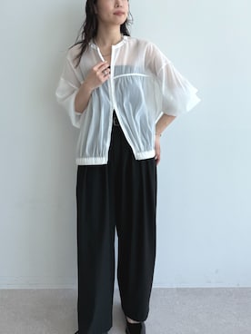 「for/c（フォーシー）のアイテム（ジャケット/アウター）」を使った、for/cさん（レディース・163cm）の春コーディネート